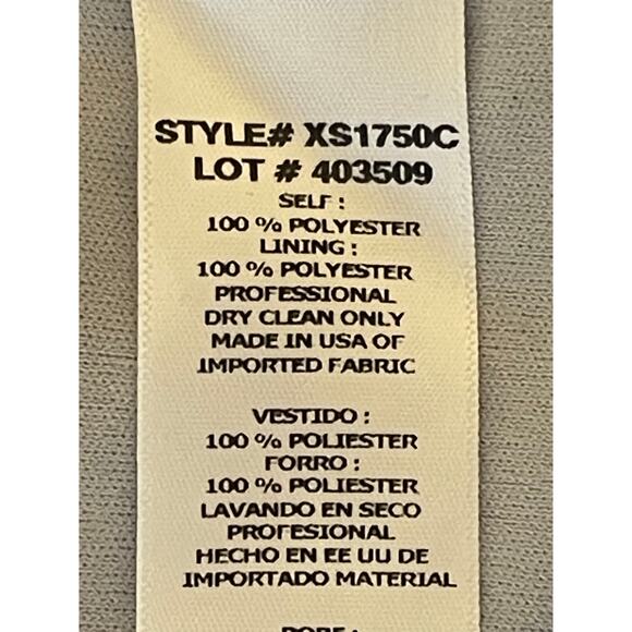 Cache Silver Cocktail Dress Size 6 - Picture 2 of 8